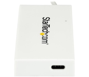 Startech.com 4 poorts USB-C hub USB-C naar 1x USB-C en 3x USB-A USB 3.0 hub wit