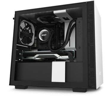 NZXT H210i Zwart/Wit