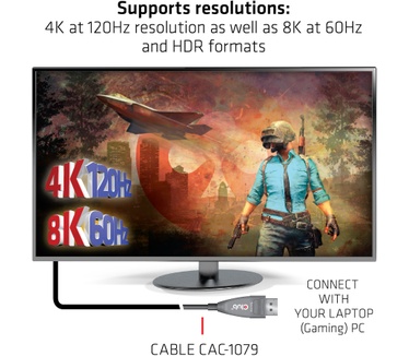 Club 3D CAC-1079 Zwart