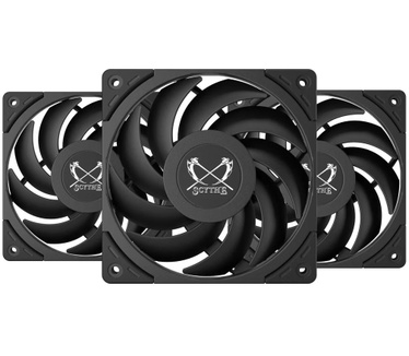 Scythe Wonder Tornado, max. 2500rpm, Zwart, 3 stuks, 120mm