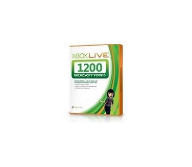 Microsoft Xbox Live 1200 Microsoft Points, Xbox 360