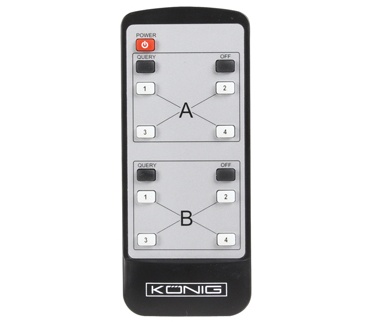König KÖNIG 4-POORTS NAAR 2-POORTS HDMI MATRIX SWITCH (KN-HDMIMAT10)
