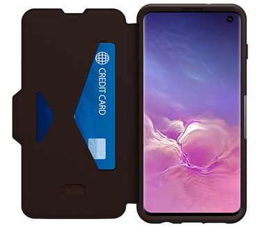 Otterbox Strada Premium Leather Folio Case Samsung Galaxy S10 Bruin (Galaxy S10) Bruin