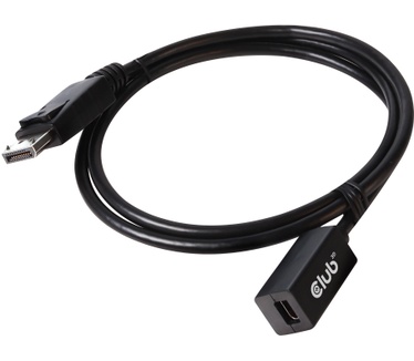 Club 3D Mini DisplayPort 1.4 to DisplayPort Extension Cable 8K60Hz DSC 1.2 HBR3 HDR Bidirectional F/M 1m