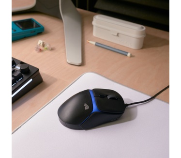 Glorious Glorious Gaming - bekabelde gamingmuis Model D3 - Ultralicht 57 g, optische knoppen met klikrate van 130M, 30K DPI BAMF 3.0-sensor, 750 IPS-tracking, 50G-versnelling, ondersteunt elk griptype - Zwart