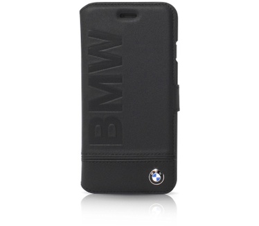 BMW Originele Signature Debossed Logo Collection Folio Bookcase voor de iPhone 7 Plus Zwart
