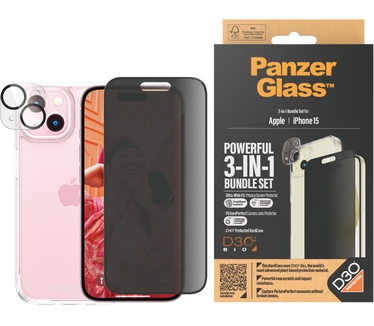 PanzerGlass Privacy 3-in-1-Pack iPhone 2023 6.1