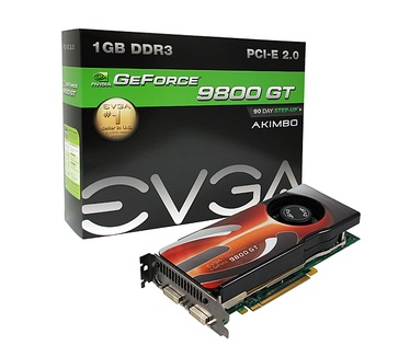 EVGA GeForce 9800GT 1GB AKIMBO