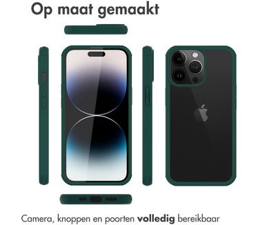 Accezz 360В° Full Protective Cover iPhone 14 Pro Max - Groen