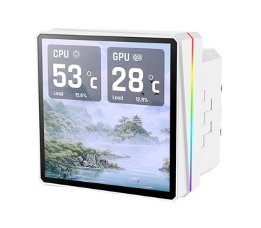 Thermaltake TH360 V3 Ultra ARGB Sync AIO Liquid Cooler - Snow Edition