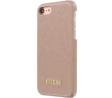 Guess Saffiano Hard Case voor Apple iPhone 7 (4.7") - Roze Roze