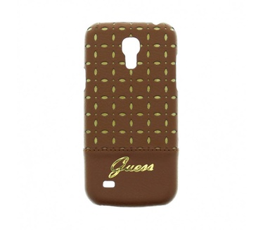Guess Samsung Galaxy S4 Mini I9190, I9192 en I9195 Originele Gianina Hardcase achterkant hoesje - bruin Bruin