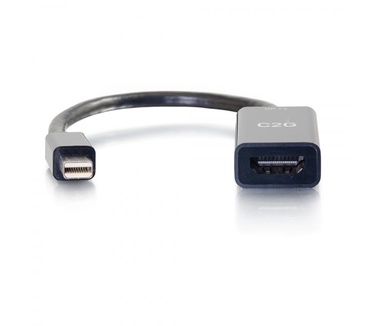 CablesToGo 8in Mini DisplayPort[TM] Mannelijk naar HDMI[R] Vrouwelijke Passieve Adapteromvormer - 4K 30Hz