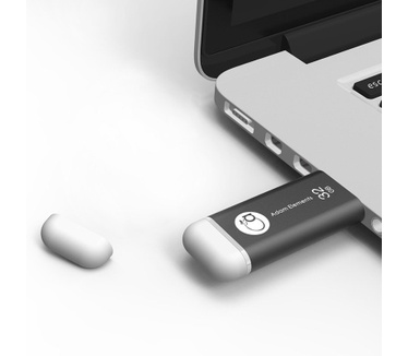 Integral INFD32GIKLIPS-GY3.0 Aluminium-Pendrive 16GB USB 3.0-Anschluss MFi grau 32GB