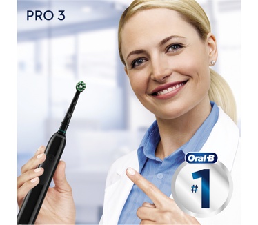 Oral-B Oral-B Pro 3 - 3000 - Zwarte Elektrische Tandenborstel Ontworpen Door Braun