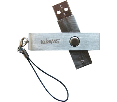 TakeMS Mini Metal  1GB Zilver