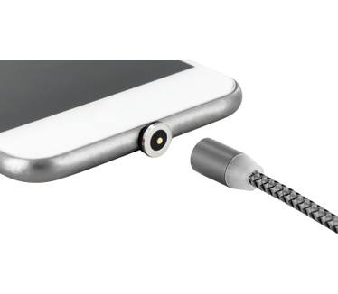 Mobiparts Magnetic USB-C to USB Cable 1.5A Dark Grey 1m