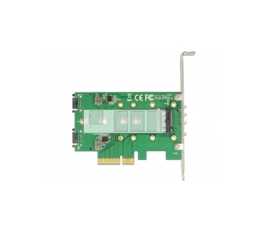 Delock PCI Express Karte > 3 x M.2 Slot – Low Profile Form Factor