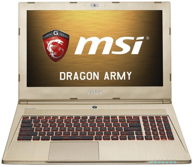 MSI GS60-2QEUi716SR51G (Ghost Pro 4K Gold Edition)