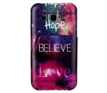 qMust Samsung Galaxy J5 TPU Case - Hope Believe Love