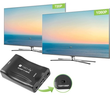 Techly IDATA SCART-HDMI3