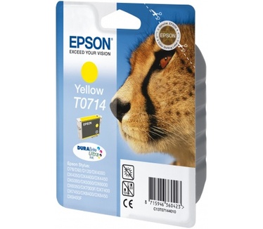 Epson inktpatroon Yellow T0714 DURABrite Ultra Ink