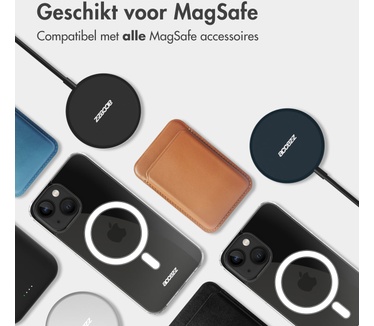 Accezz Clear Backcover met MagSafe iPhone 14 Pro - Transparant