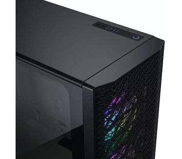Magniumgear Neo Air ATX Mid-tower, High Airflow Mesh front design, 2x 120 D-RGB fans, D-RGB Controller, Black