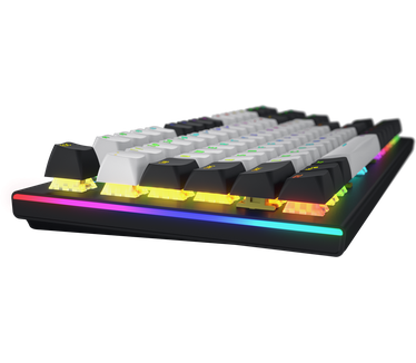 Hator HATOR Gravity TKL orange (HTK560) black, OMA profile US layout ANSI (white-black keycaps) Keyboard - linear Mechanical Switches - US - ANSI Layout