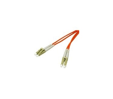 CablesToGo 1m LC/LC Duplex 62.5/125 Multimode Fibre Cable w/ Clips