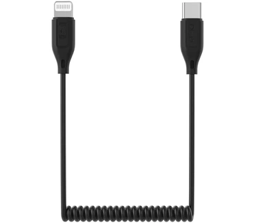 7RYMS UC-LN - USB-C naar Lightning audiokabel 60 cm Zwart