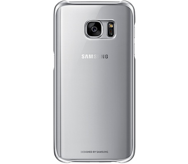 Samsung Galaxy S7 Clear Cover - EF-QG930CS - Silver (Galaxy S7) Zwart