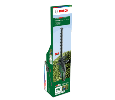 Bosch Groen UniversalHedgeCut 18V-55 | Heggenschaar 55 cm | 2,5 Ah accu + Snellader | In doos - 0600849J01