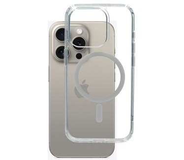 Mobiparts Hardcover Apple iPhone 15 Pro Clear (Magsafe Compatible)