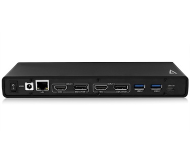 V7 Dual Universal Docking Station with USB-C Power Delivery