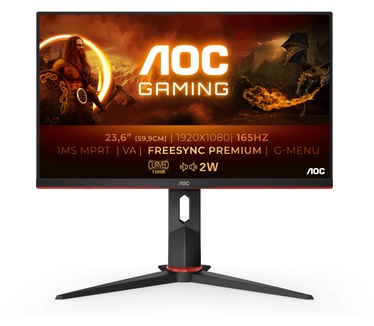AOC C24G2AE/BK Rood, Zwart