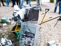 Hardware opruimen: Met een kruiwagen