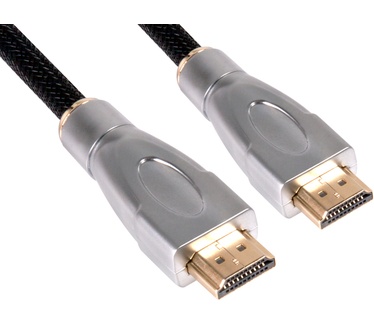 Club 3D Premium High Speed HDMI 2.0 4K60Hz UHD Cable 1Meter Zilver, Zwart