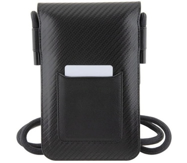 BMW Carbon Tricolor Heuptas (Scherm tot 7 Inch) - Zwart Zwart