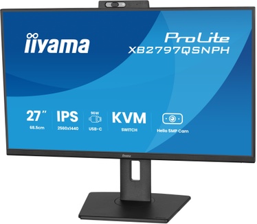 Iiyama XB2797QSNPH-B1 27IN IPS LCD 4MS 2560X1440 350CD/M2 HDMI/DP/USB 2