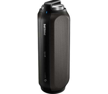 Philips BT6600B/12 tragbarer, kabelloser Bluetooth Lautsprecher (12 Stunden Akku, Splashproof IPX4, NFC, 16 Watt) schwarz