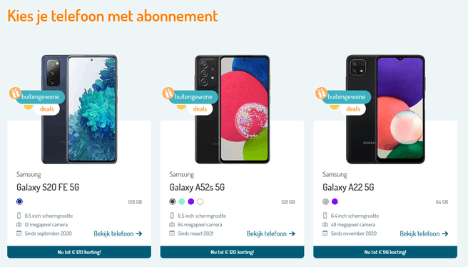 Simyo-abonnement met telefoon