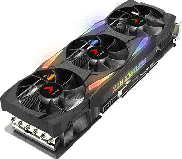 PNY XLR8 GeForce RTX 3080 10GB Gaming UPRISING EPIC-X RGB Triple Fan LHR