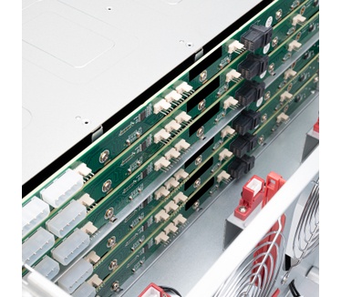 Silverstone RM43-324-RS 4U 24-bay 2.5"/3.5" HDD rackmount storage chassis with Mini-SAS HD SFF-8643 12 Gb/s interface