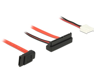 Delock 0.3m, SATAIII 7p + Floppy 4p/SATAIII 22p