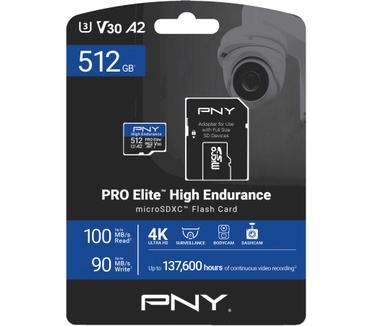 PNY PRO Elite High Endurance 512GB, per stuk