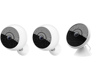 Logitech Circle 2 Multipack (2x draadloos, 1x draad)