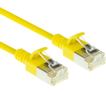 ACT DC7803 CAT6A U/FTP Slimline Patchkabel 3M Geel