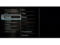 Philips 7404 en 8404 menu's