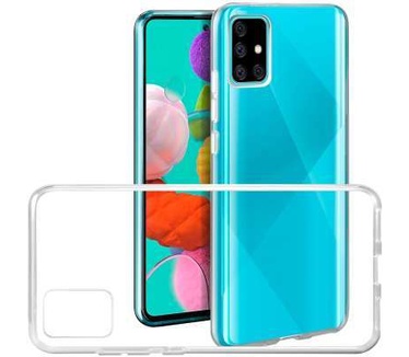 qMust Samsung Galaxy A41 Flexibel Hoesje Transparant